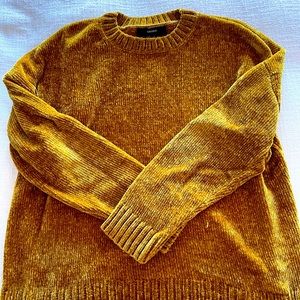 Gold sweater from Forever 21